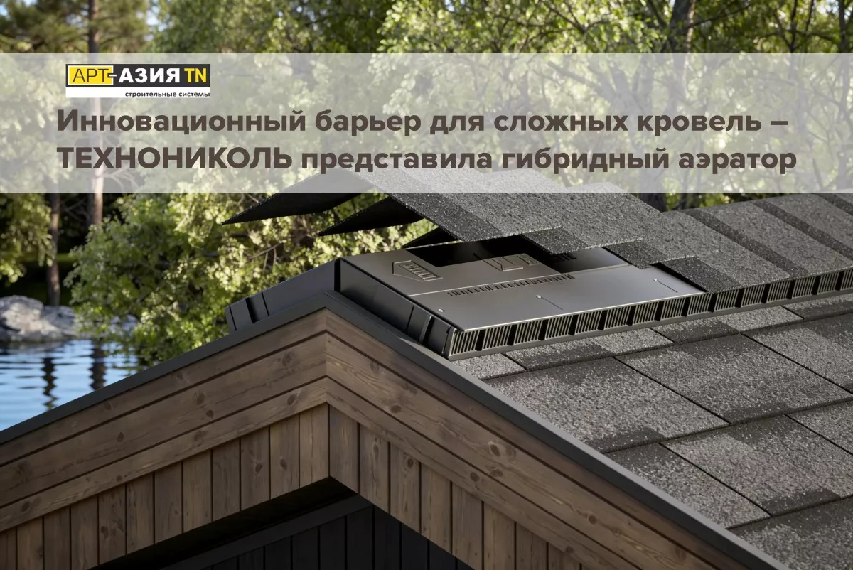 Инновационный барьер для сложных кровель — ТЕХНОНИКОЛЬ представила гибридный аэратор