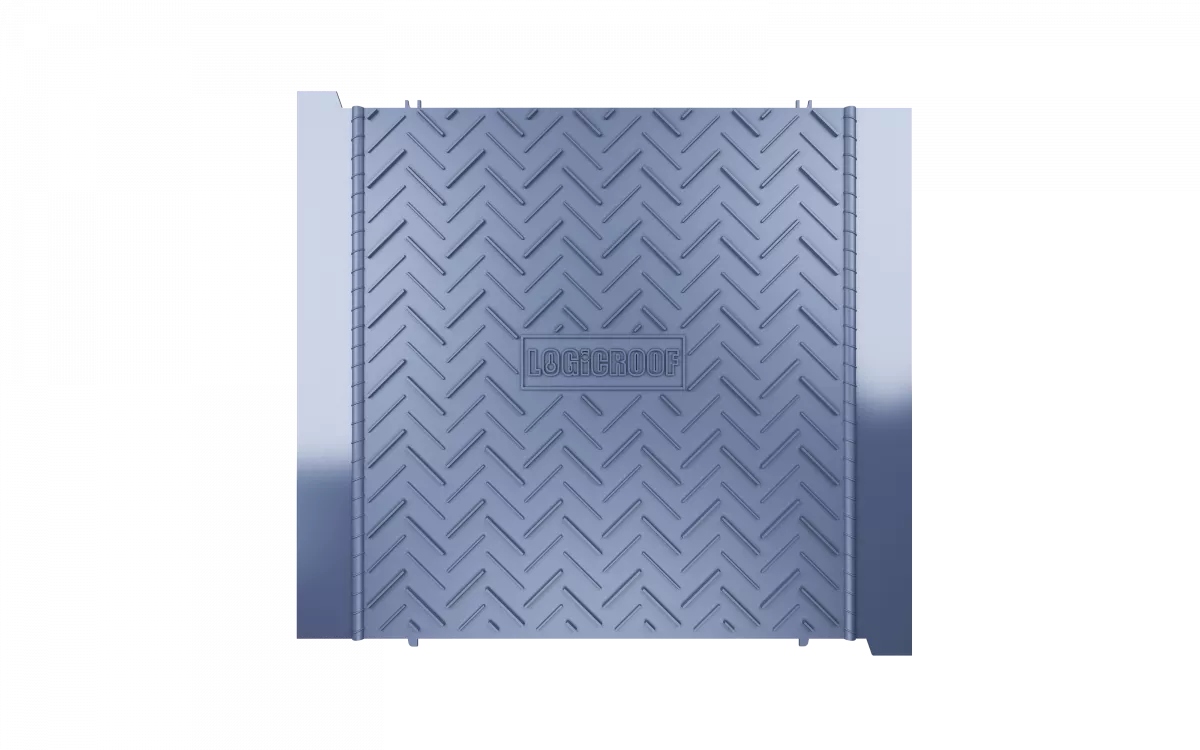 ПВХ Logicroof Walkway Puzzle дорожка серая 0,6*0,6м (50 шт/упак)