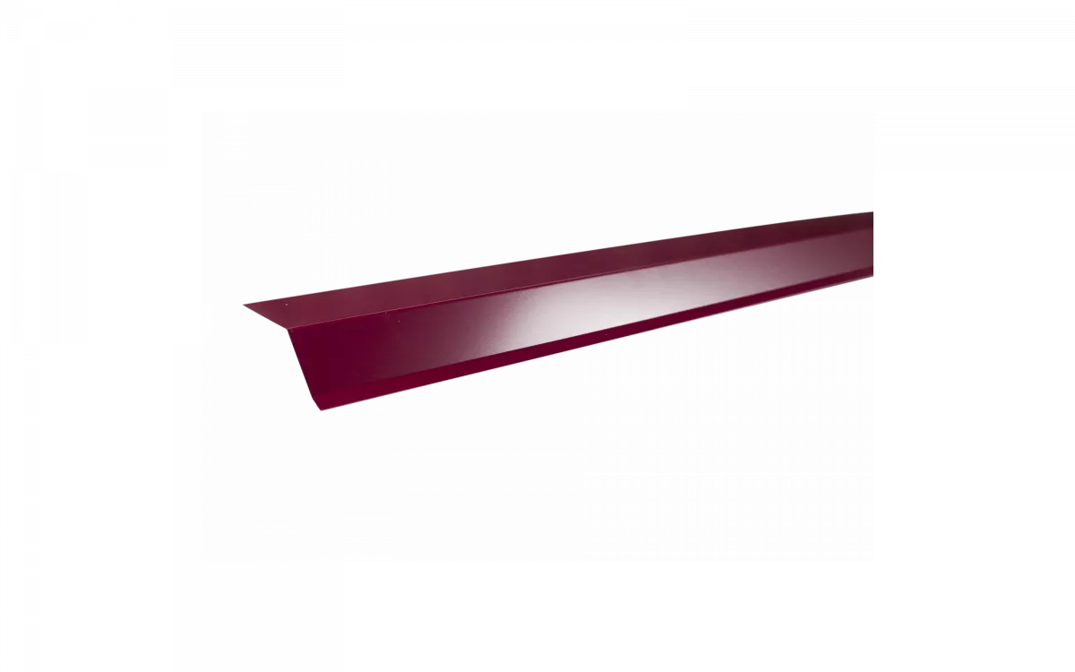 Планка карнизная полиэстер RAL 3005 красная, шт.