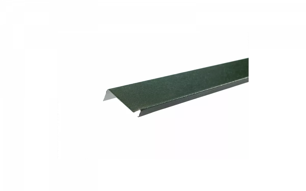 Планка примыкания пластизол RAL 6007 зеленая, шт.