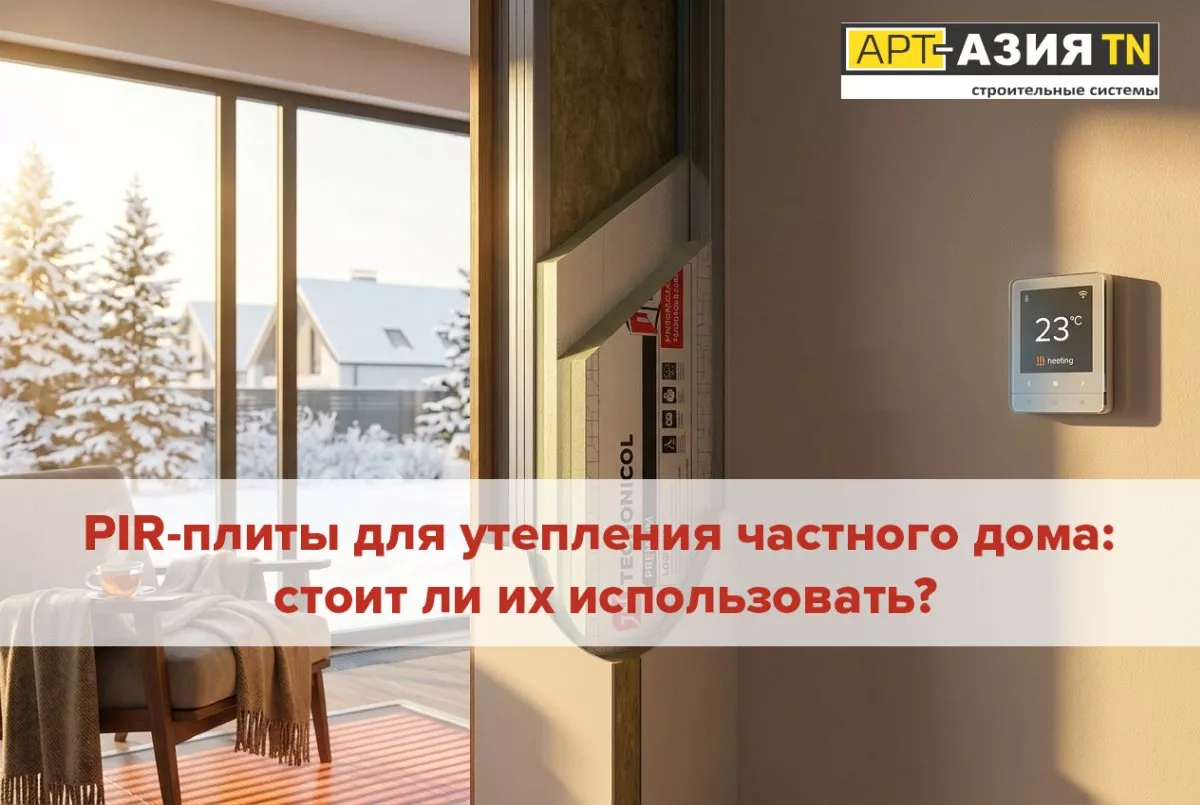 PIR-плиты для утепления частного дома 1