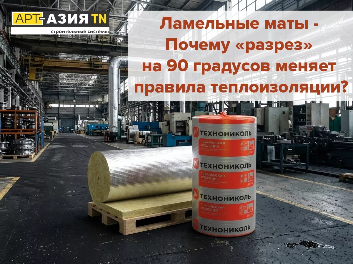 Ламельные маты — Почему «разрез» на 90 градусов меняет правила теплоизоляции 1