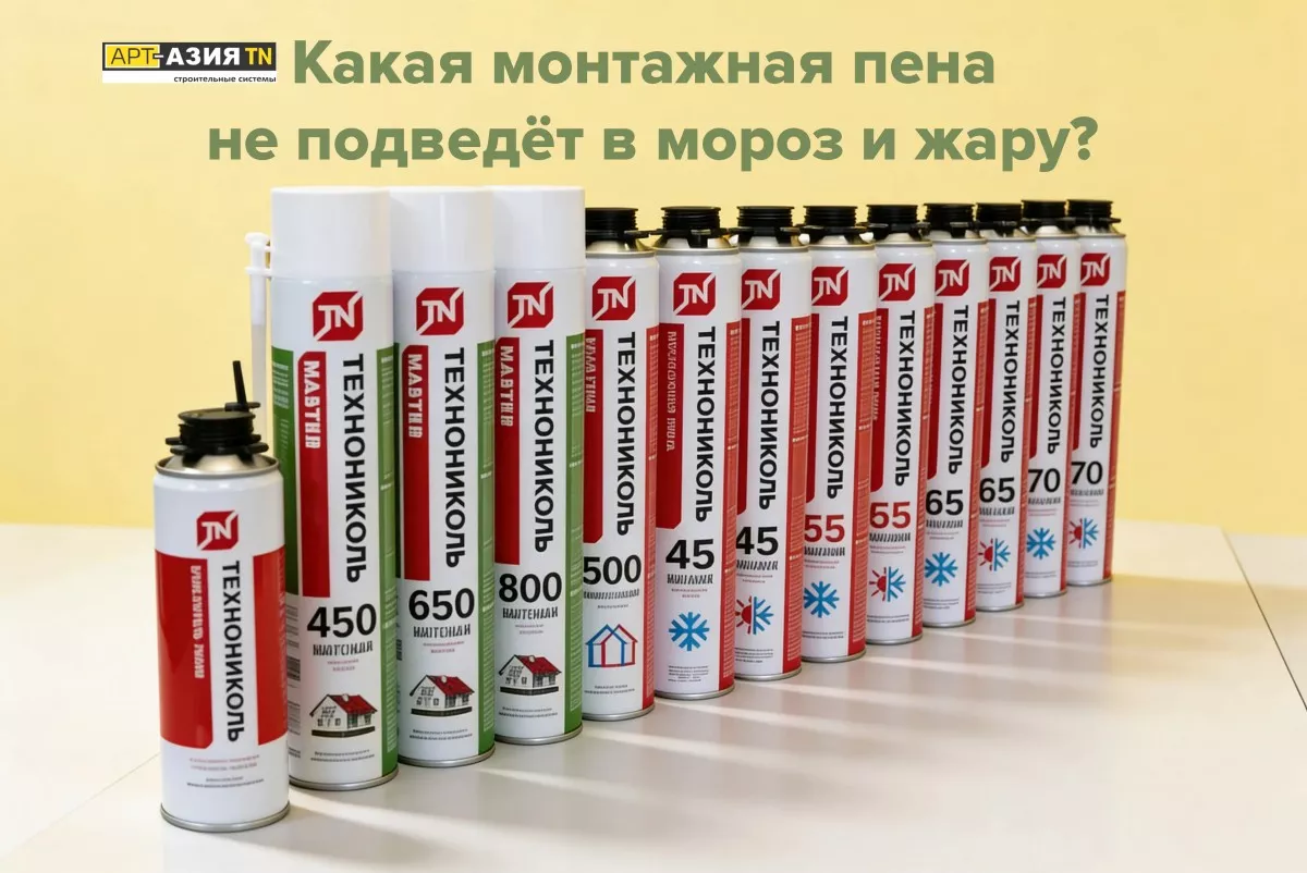 Какая монтажная пена не подведёт в мороз и жару 1