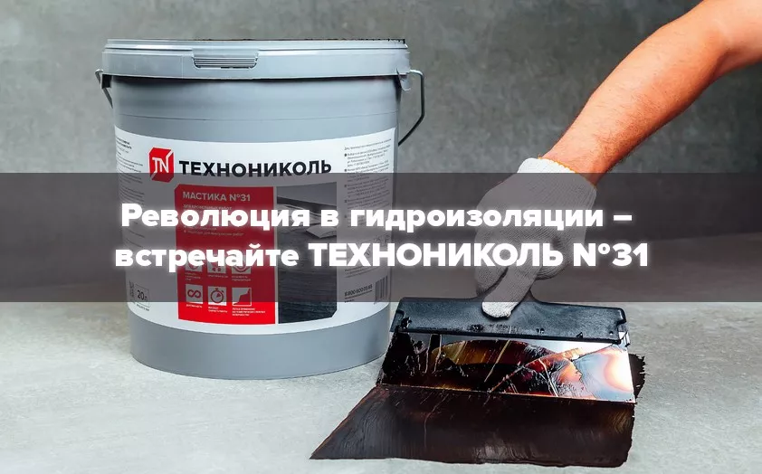 Революция в гидроизоляции – встречайте ТЕХНОНИКОЛЬ №31 1