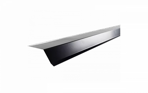 Планка карнизная полиэстер RAL 9005 черная, шт.