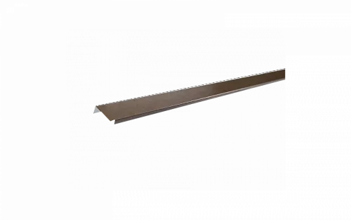 Планка примыкания пластизол RAL 8014 коричневая, шт.
