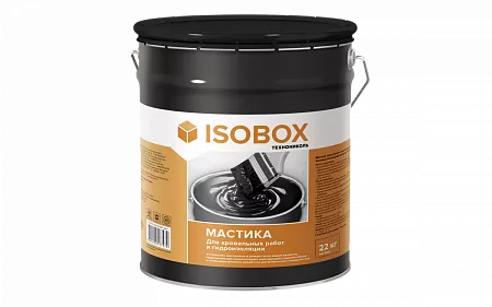 Мастика кровельная гидроизоляционная  ISOBOX, ведро 22 кг
