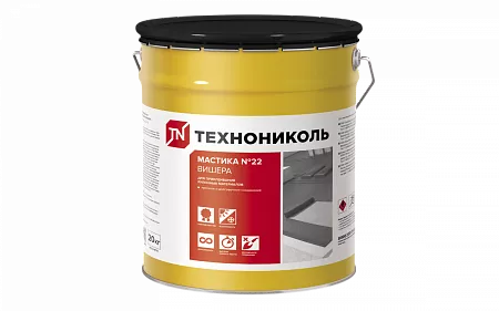 Мастика приклеивающая ТЕХНОНИКОЛЬ №22 (Вишера), ведро 20 кг