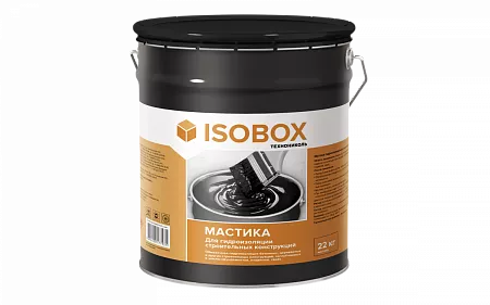 Мастика гидроизоляционная ISOBOX, ведро 22 кг