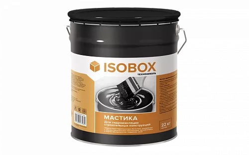 Мастика гидроизоляционная ISOBOX, ведро 22 кг