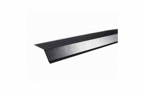Планка карнизная пластизол RAL 9005 черная, шт.