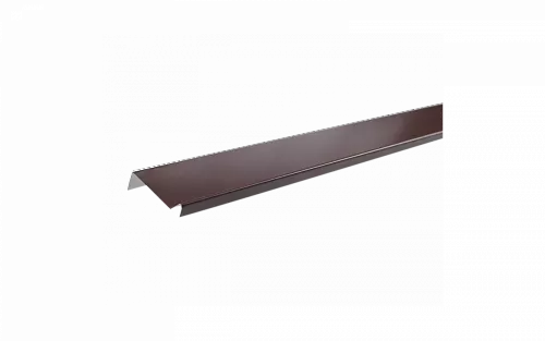 Планка примыкания полиэстер RAL 8017 коричневая, шт.