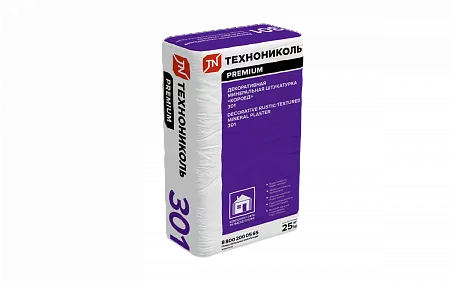 Декоративная минеральная штукатурка ТЕХНОНИКОЛЬ 301 "короед" (2 mm)
