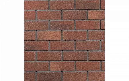 ТЕХНОНИКОЛЬ HAUBERK фасадная плитка, Терракотовый кирпич 4T4X21-9007RUS