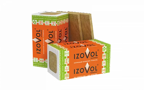 Плиты минераловатные IZOVOL Ст-75 (8 плит) 1200х600х50 мм
