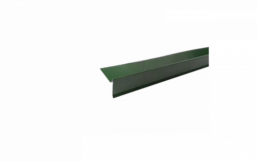 Планка торцевая пластизол RAL 6007 зеленая, шт.