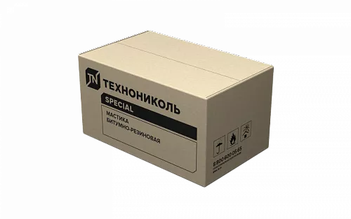 Мастика битумно-резиновая МБР-65, коробка 14 кг