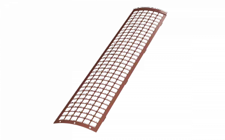 ТН ПВХ решетка желоба защитная (0,6 пог.м.), красный, шт.