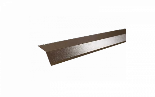 Планка карнизная пластизол RAL 8014 коричневая, шт.
