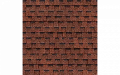ТЕХНОНИКОЛЬ SHINGLAS многослойная черепица, Ранчо, Красный 4D4X21-3612RUS