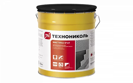 Мастика приклеивающая ТЕХНОНИКОЛЬ №27, ведро 22 кг