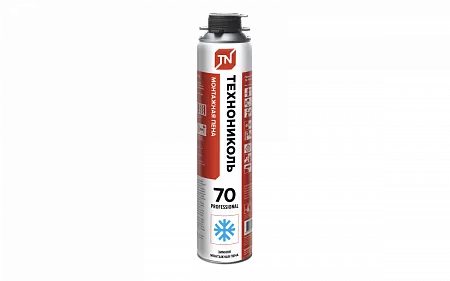 Пена монтажная ТЕХНОНИКОЛЬ 70 PROFESSIONAL зимняя, 12*1 020 гр.