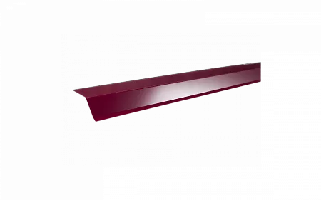 Планка карнизная полиэстер RAL 3005 красная, шт.