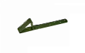 Снегозадержатель Aquasystem для мягкой кровли RAL 6020, зеленый
