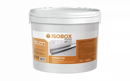Герметик ISOBOX Паропроницаемый Акриловый (наружный А), 7кг